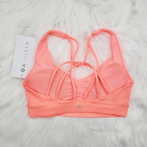 NWT Athleta Pink Solace Sports Bra - Picture 5 of 7